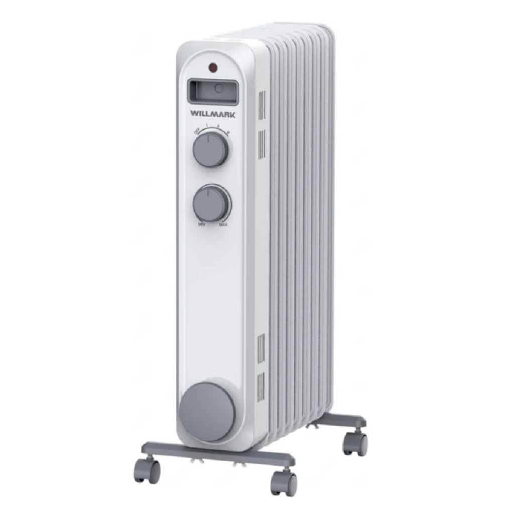 Радиатор масляный Willmark WOR-2409 2000В, белый, 2 кВт, 9 секций