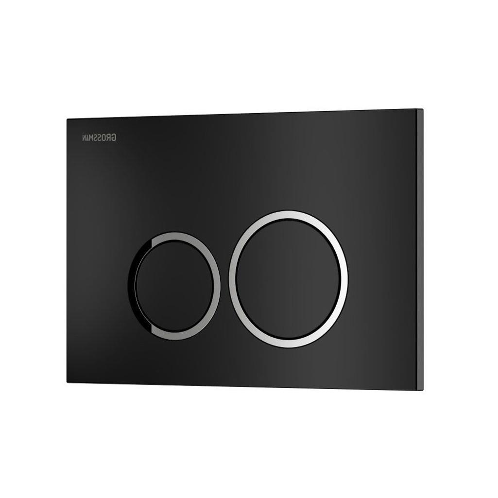 Клавиша смыва Grossman Galaxy 700.K31.01.210.210 для инсталяции, черная матовая