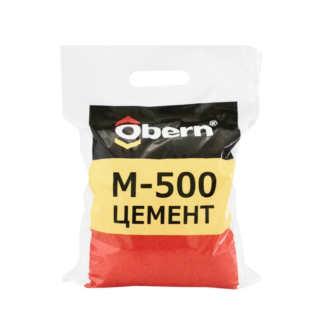 Цемент Obern М-500, вяжущий, для изготовления бетонов и строительных растворов, 3 кг