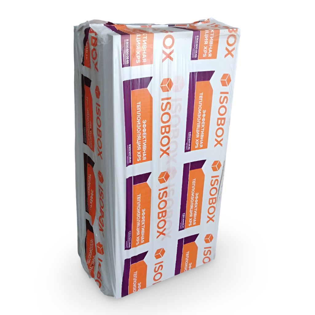 Пенополистирол Технониколь XPS 150 Изобокс для фасадов, стен, пола 50х580х1180 мм, 1 лист