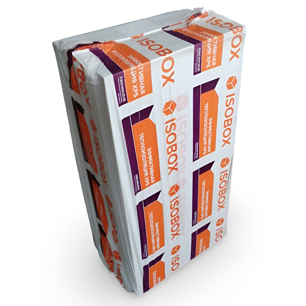 Пенополистирол Технониколь XPS 150 Изобокс для фасадов, стен, пола 50х580х1180 мм, 1 лист