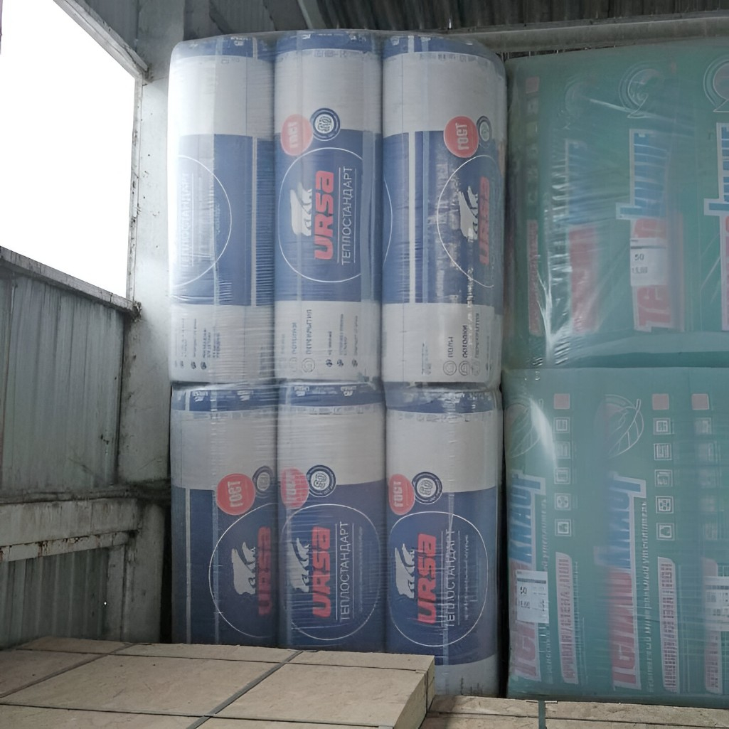 Утеплитель Ursa Geo для стен и потолков 50х1220х6560 мм, 16 кв.м, рулон