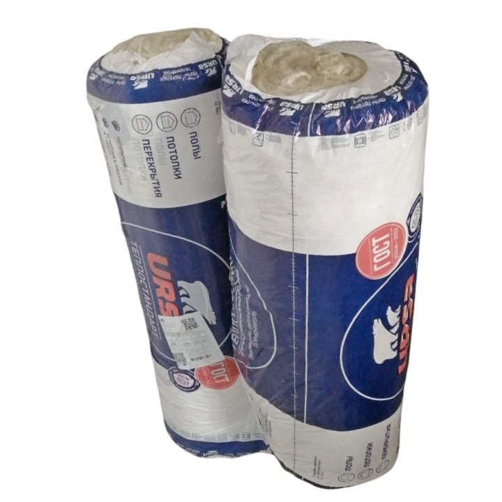 Утеплитель Ursa Geo для стен и потолков 50х1220х6560 мм, 16 кв.м, рулон