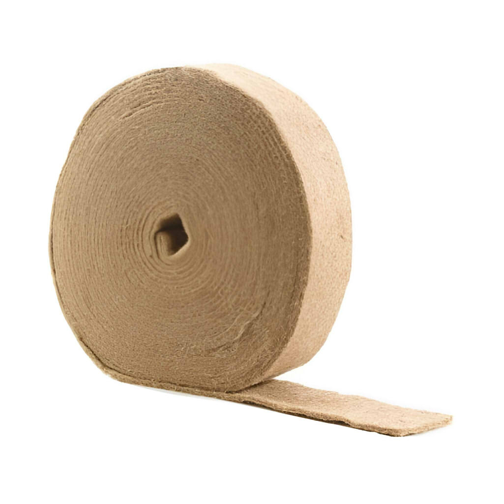 Пакля Лен-джут строительная, для стен и полов, толщина 8-10 мм, 0.15х10 м, в рулоне