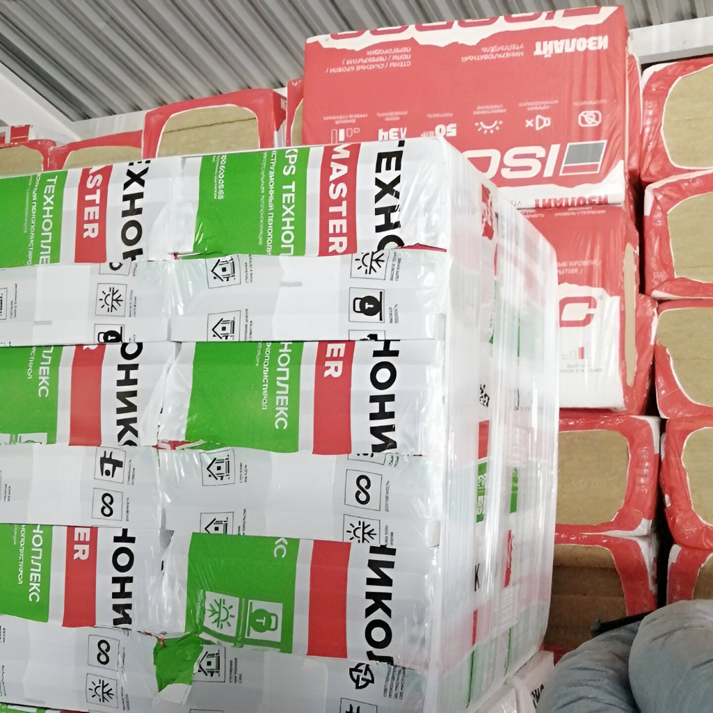 Утеплитель Технониколь Мaster Роклайт для перекрытий, стен 100х600х1200 мм, 4.32 кв.м, 6 плит