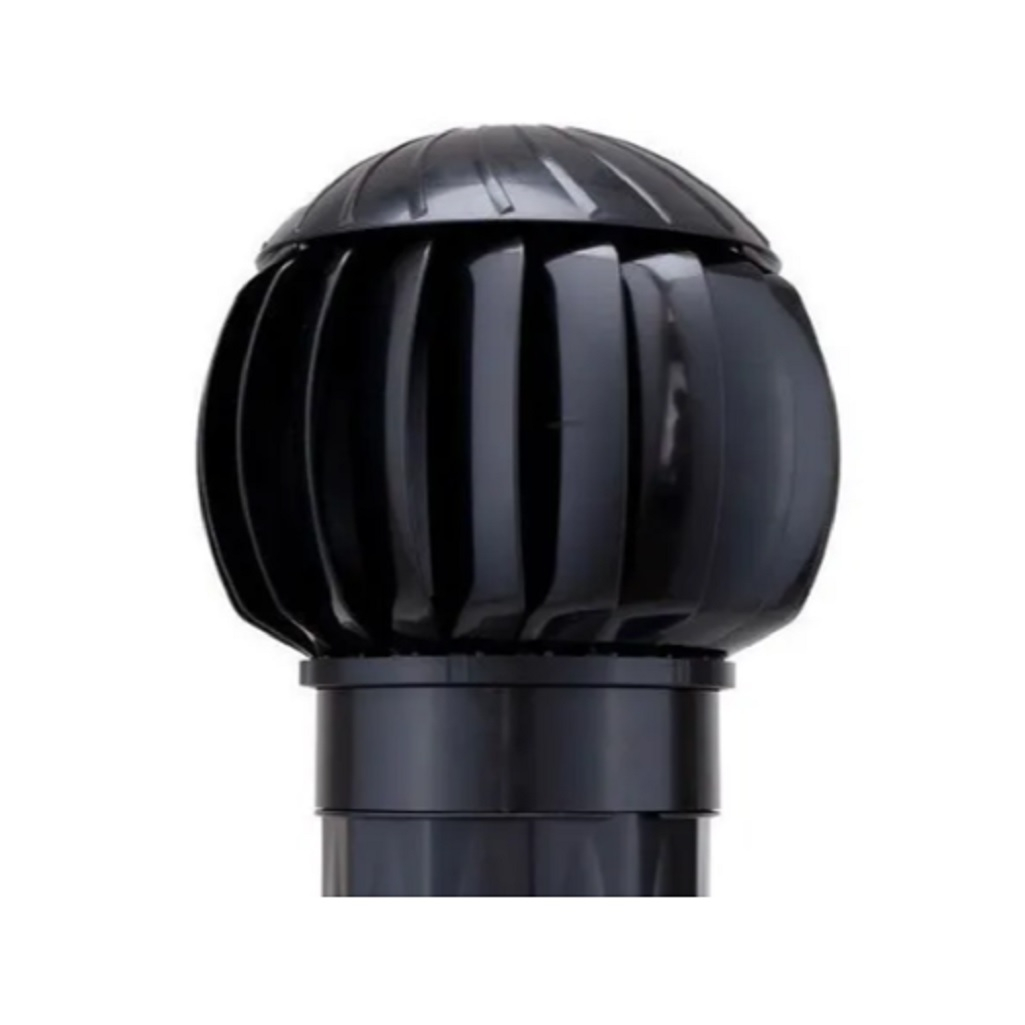 Турбодефлектор Era Monterrey RRTV+М, диаметр 160 мм, для металлочерепицы, комплект, серый