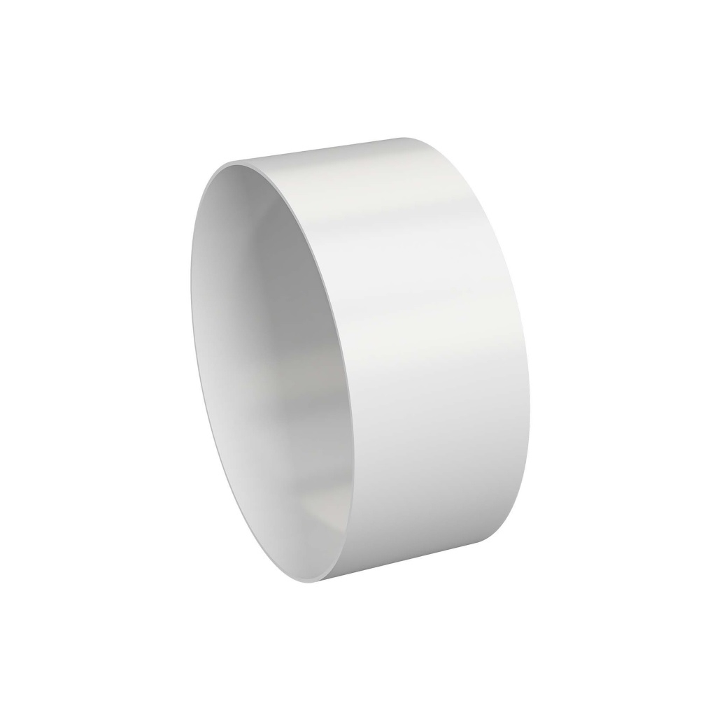 Соединитель фасонный Era 16FC для круглых воздуховодов, диаметр 160 мм, длина 70 мм, пластик, белый