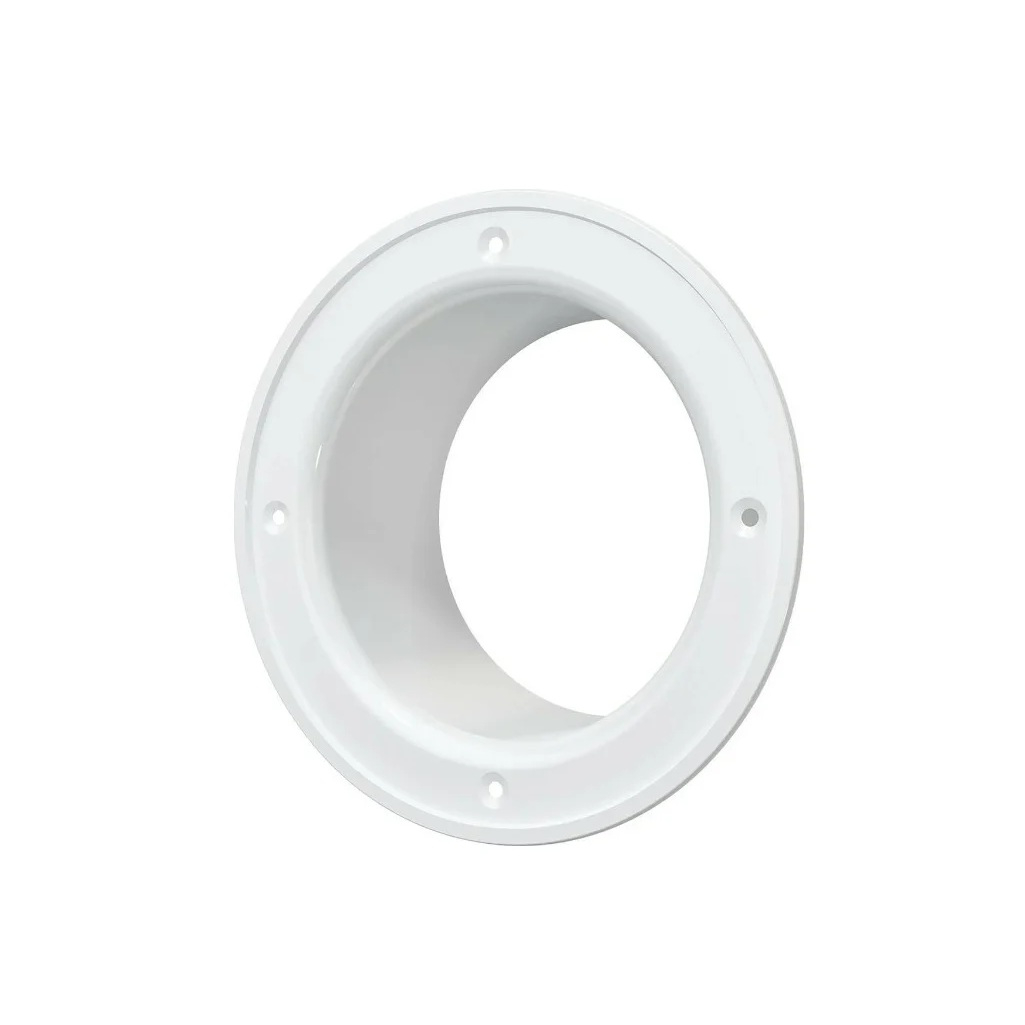 Фланец ERA 12.5Ф для монтажа воздуховода диаметром 125 мм, пластик, белый