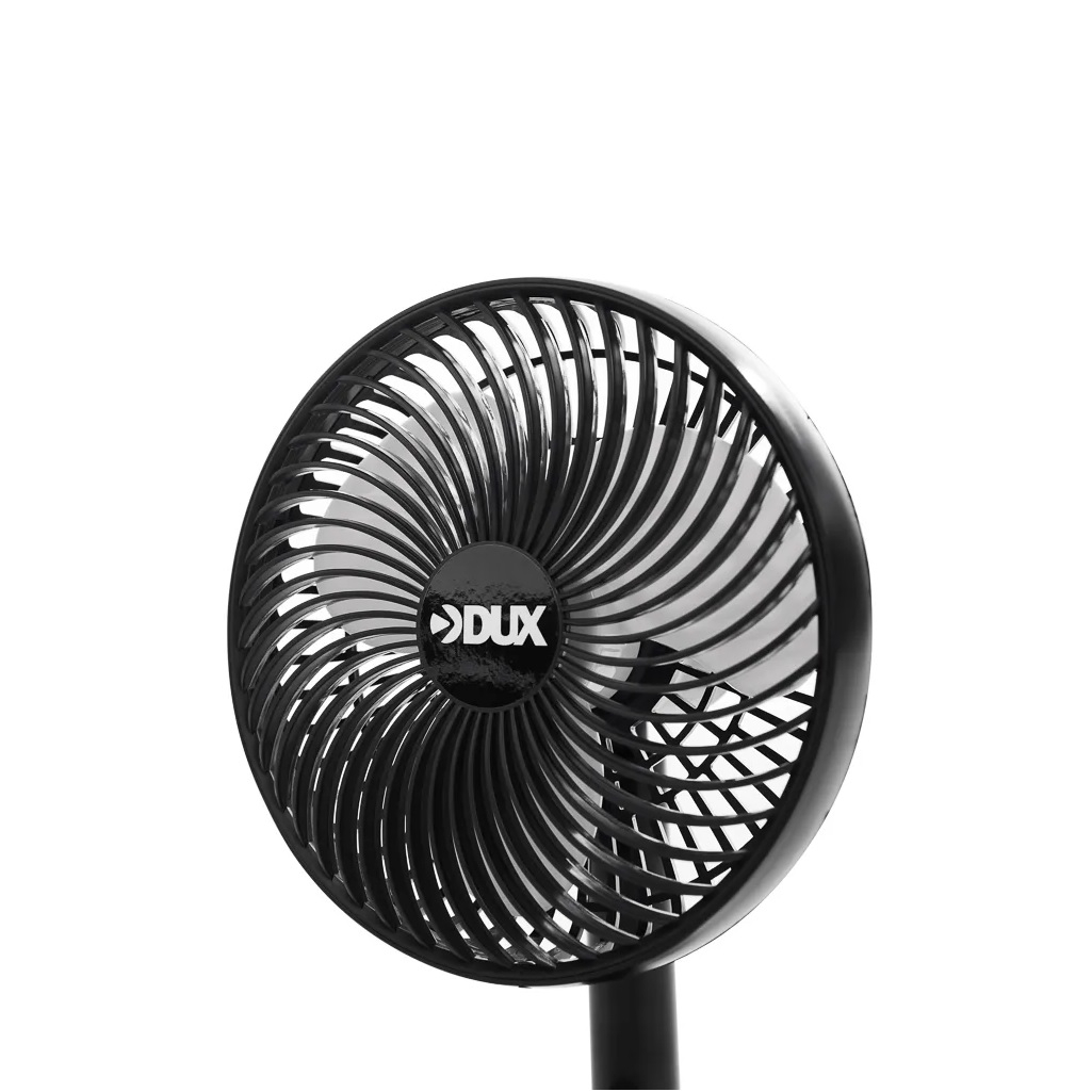 Вентилятор настольный DUX 60-0215 234755, USB, 6Вт, 4 скорости, 3 лопасти, цвет черный