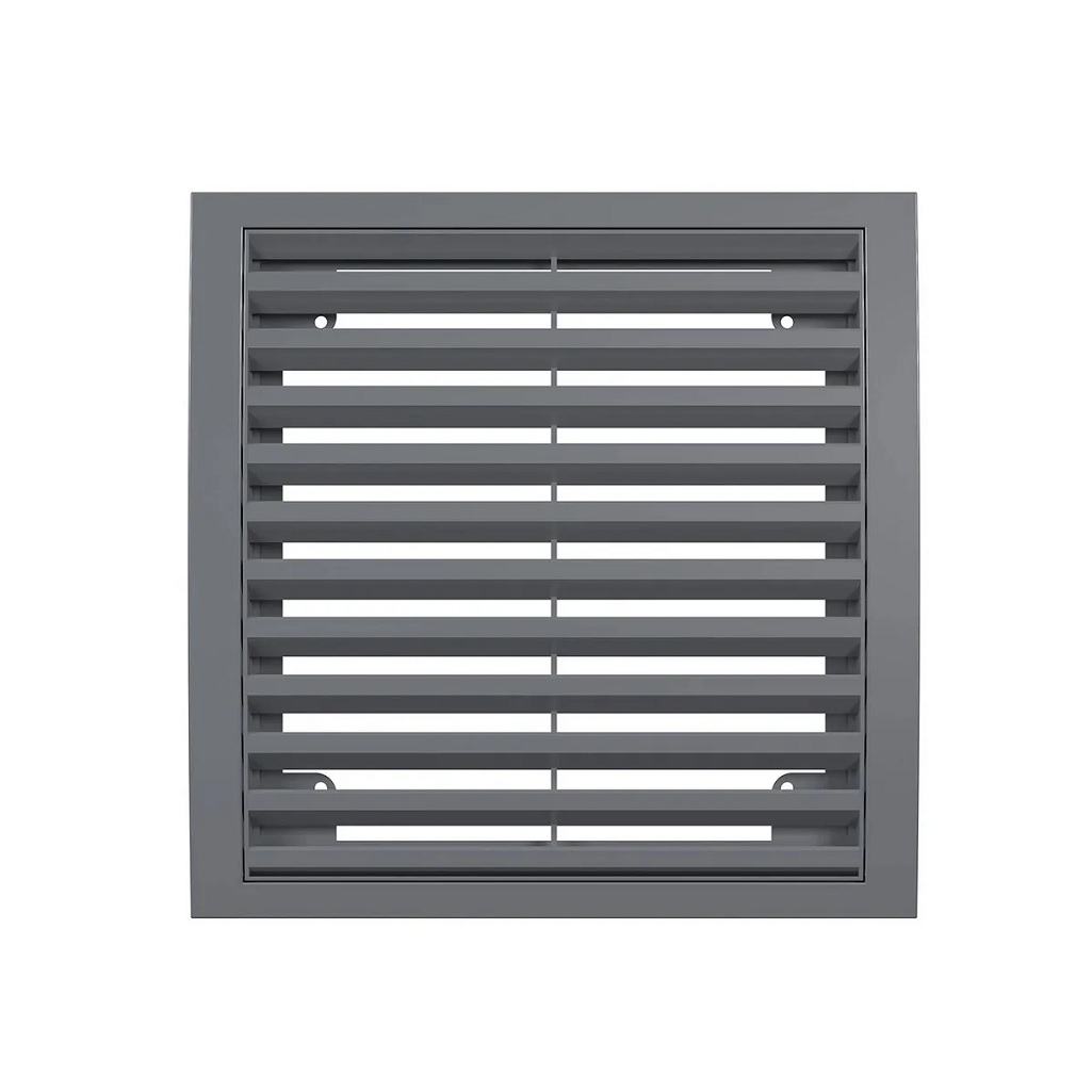 Решетка вентиляционная Era 1515РРН наружная разъемная 150х150 мм, пластик, серая