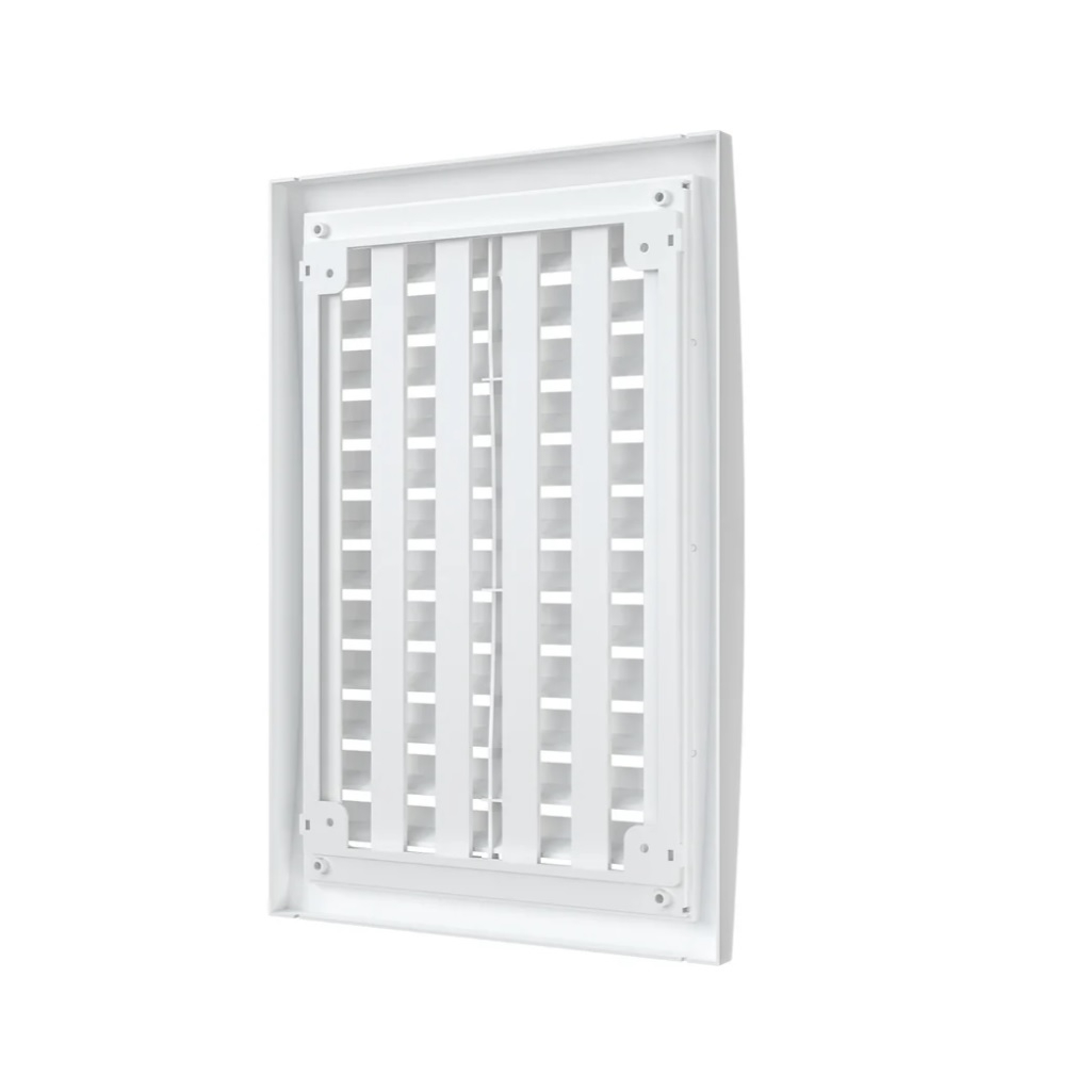 Решетка вентиляционная регулируемая Era, 2030РРПН, наружная, 200х300 мм, белый, пластик