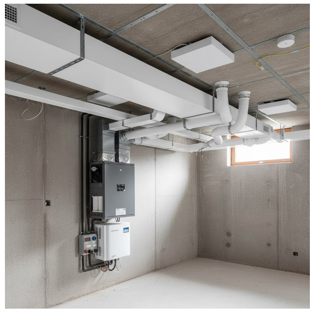 Воздуховод прямоугольный Era 612ВП1,5, 60х120 мм, 1.5 м, ПВХ, негибкий