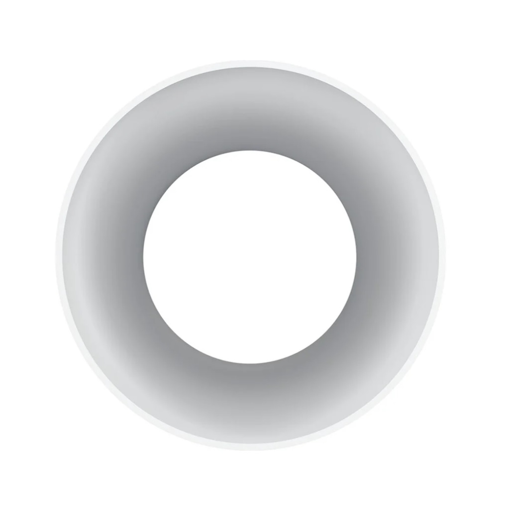 Воздуховод круглый Era 12,5ВП1,5, 125 мм, пластик, белый, 1.5 м