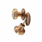 Ручка дверная Кнопка S6601, 50 мм-144g AC, металлическая, на стержне, медь