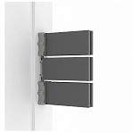 Навес Samet Daset 1990422, толщина 15 мм, левый, для крепления поперечных модулей, серый