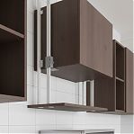 Навес Samet Daset 1990422, толщина 15 мм, левый, для крепления поперечных модулей, серый