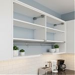 Навес Samet Daset 1990422, толщина 15 мм, левый, для крепления поперечных модулей, серый