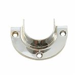 Штангодержатель Lockmart 977B, 3 отверстия, металл, хром, 25 мм