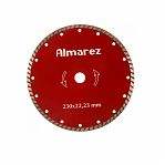 Диск алмазный Almarez Турбо 230х2.0х22.2 мм 301230