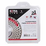 Диск алмазный DIAM EXTRA Line Гальваника TWIN керамика, гранит, мрамор, оникс, d 125 мм, М14, 000689