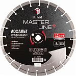 Диск алмазный DIAM Master Line асфальт, асфальтобетон, пенобетон, абразивы 350х3.2х25.4 мм, 000724