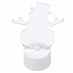 Фигура светодиодная NEON-NIGHT  Снеговик в шляпе, 2D 501-043 RGB, на подставке, высота 10 см 