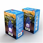 Фигура светодиодная NEON-NIGHT  Снеговик в шляпе, 2D 501-043 RGB, на подставке, высота 10 см 