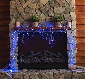 Гирлянда светодиодная UNIEL ULD-B3010-200-DTA BLUE Бахрома IP20, синий 3 м 