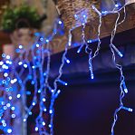 Гирлянда светодиодная Uniel ULD-B3010-200-DTA BLUE, IP20, бахрома, Синий свет 07950, 3 м 