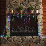 Гирлянда светодиодная Uniel ULD-B3010-200-DTA MULTI , IP20, бахрома, Разноцветная UL-00002270, 3 м