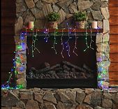 Гирлянда светодиодная Uniel ULD-B3010-200-DTA MULTI , IP20, бахрома, Разноцветная UL-00002270, 3 м