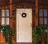 Гирлянда светодиодная Uniel ULD-B3010-200-TBK MULTI IP67 UL-00003933, бахрома, разноцветная, 3 м