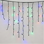 Гирлянда светодиодная Uniel ULD-B3010-200-TBK MULTI IP67 UL-00003933, бахрома, разноцветная, 3 м