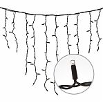 Гирлянда светодиодная Uniel ULD-B3010-200-TBK MULTI IP67 UL-00003933, бахрома, разноцветная, 3 м