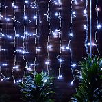 Гирлянда светодиодная UNIEL ULD-C1515-160-DTA WHITE занавес 1.5х1.5 м, IP20, нейтральный белый 1.5 м