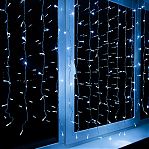 Гирлянда светодиодная UNIEL ULD-C1515-160-DTA WHITE занавес 1.5х1.5 м, IP20, нейтральный белый 1.5 м