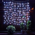 Гирлянда светодиодная UNIEL ULD-C1515-160-DTA WHITE занавес 1.5х1.5 м, IP20, нейтральный белый 1.5 м