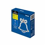 Фигура светодиодная Колокольчик Uniel ULD-H1620-010, подвесной, на батарейках, Теплый свет UL-00007253, высота 20 см