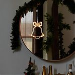 Фигура светодиодная Колокольчик Uniel ULD-H1620-010, подвесной, на батарейках, Теплый свет UL-00007253, высота 20 см