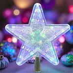 Фигура светодиодная Звезда Uniel ULD-H2222-030/DTA MULTI STAR-1, Разноцветная UL-00005492, высота 24 см