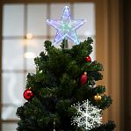 Фигура светодиодная Звезда Uniel ULD-H2222-030/DTA MULTI STAR-1, Разноцветная UL-00005492, высота 24 см