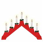 Фигура светодиодная Новогодняя горка UNIEL UDL-L7101-007 red bridge теплый белый