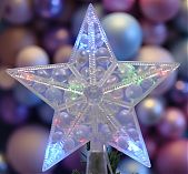 Фигура светодиодная Звезда Uniel ULD-H1516-010, Разноцветная UL-00005491, высота 18 см