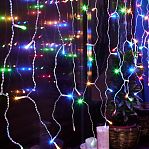 Гирлянда светодиодная Uniel ULD-C3020-240/STK MULTI, занавес, Разноцветный UL-00007212, 3х2 м