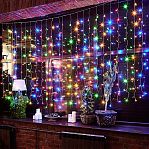 Гирлянда светодиодная Uniel ULD-C3020-240/STK MULTI, занавес, Разноцветный UL-00007212, 3х2 м