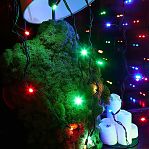 Гирлянда светодиодная UNIEL ULD-C2030-240/TBK MULTI UL-00003937, занавес, разноцветная, 3х2 м