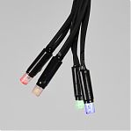 Гирлянда светодиодная UNIEL ULD-C2030-240/TBK MULTI UL-00003937, занавес, разноцветная, 3х2 м