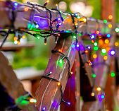 Гирлянда светодиодная Uniel ULD-S1000-120/TBK MULTI, нить, Разноцветная UL-00003943, 10 м