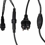 Гирлянда светодиодная Sneha A-520 LED W FLASH, IP44, бахрома, Холодный свет, 3 м