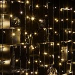 Гирлянда светодиодная Uniel ULD-C3020-384/TВK UL-00010940, занавес, Теплый свет, 3х2 м